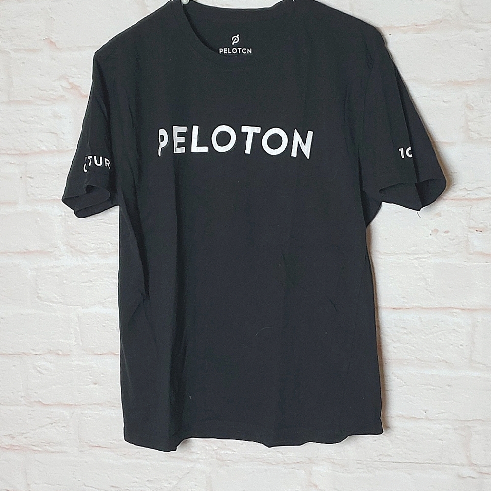 Peloton Century 100 rides t-shirt tee top black small